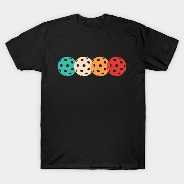 Pickleball Player T-Shirt by bubbleshop